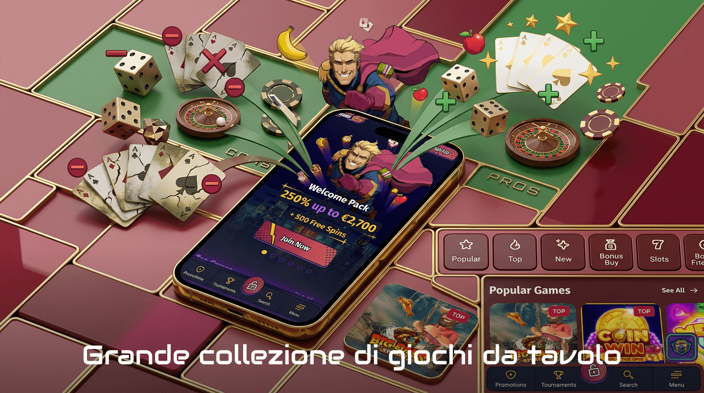 Grande collezione di giochi da tavolo in Spinlander